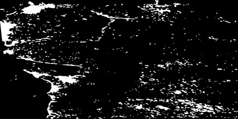 Rusted white effect. Grunge design elements. Vector illustration. Dark grainy texture on white background. Distressed black texture. 