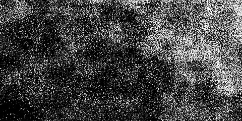 Rusted white effect. Grunge design elements. Vector illustration. Dark grainy texture on white background. Distressed black texture. 