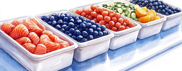 Fresh Food in Containers