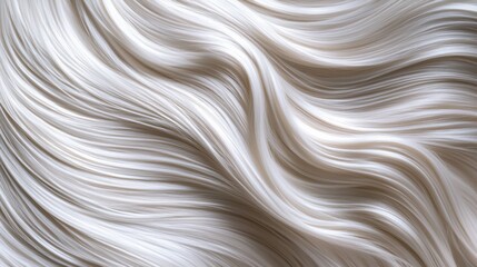 Obraz premium Beautifully shining white-blonde hair texture.