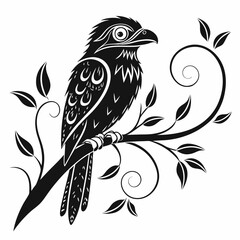 tawny silhouette icon vector