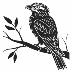 tawny silhouette icon vector