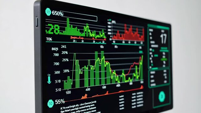 Real time energy metrics displaying on multiple screens