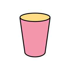 Drinking Glass Icon for Beverages