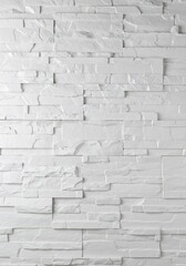 Obraz premium White Stone Wall Texture Soft Light Subtle Pattern. AI Generated