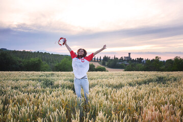 donna polacca in campo 