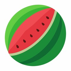watermelon vector illustration