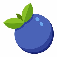 vector illustration of a green apple