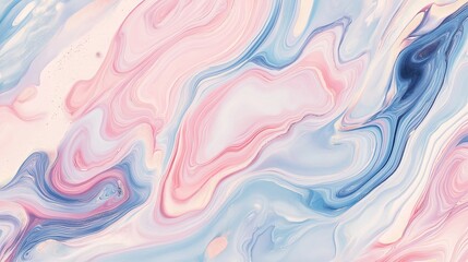 A fluid marble effect in soft pastel shades blending seamlessly