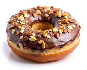 donut, food, snack, cake, baked