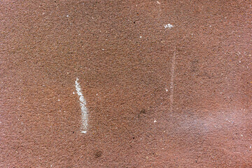 Red Sandstone Block Texture with White Paint Marks and Stains for Background or Graphic Design Element