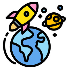 Space Exploration Icon