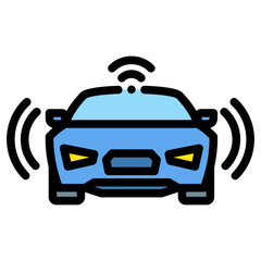 Autonomous Vehicle Icon