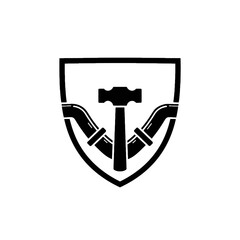 Hammer and Pipes Shield
