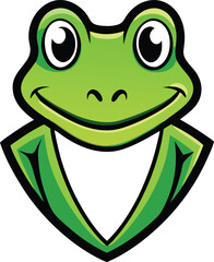green frog cartoon