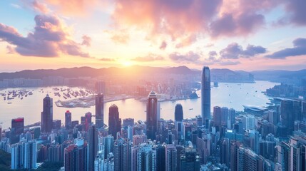 Fototapeta premium A smart city where AI controls all financial decisions --ar 16:9 --v 6.1 Job ID: 4db798cc-529b-40ea-a7df-42c3f690da16