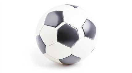 Obraz premium Classic Soccer Football Ball Isolated on White Background – Sports Equipment Cutout