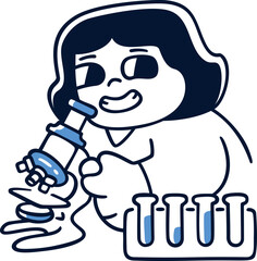 Curious Scientist at Work