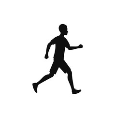 running man silhouette