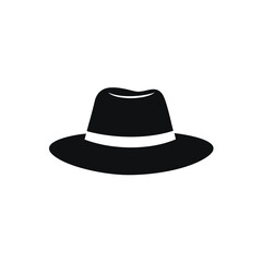 black hat vector illustration