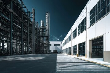 An innovative industrial structure featuring advanced architecture.