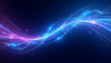 Abstract vibrant dynamic background. Generative Ai.