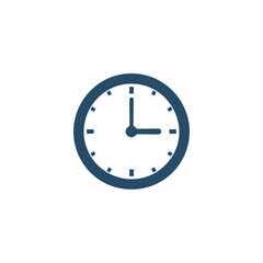 clock icon vector illustration