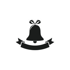 hand drawn vector illustration of a bell