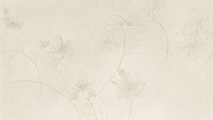 Artistic Floral on Rough Stone