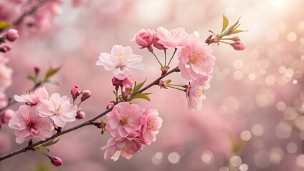 Obraz premium pink cherry blossoms