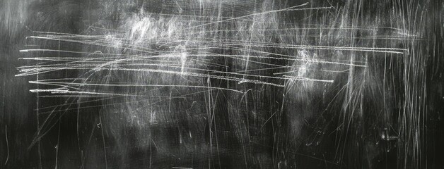 Dynamic abstract designs formed by chalk on blackboard surfaces.