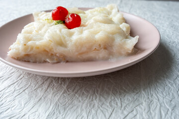 Turkish ramadan Traditional Dessert ''Gullac''