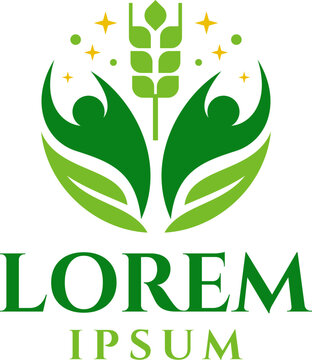 Abstract Food Community Logo Template