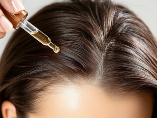 Applying Hair Serum to Scalp (1)
