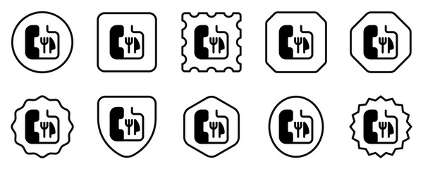 Editable phone order vector icon. Part of a big icon set family. Perfect for web and app interfaces, presentations, infographics, etc