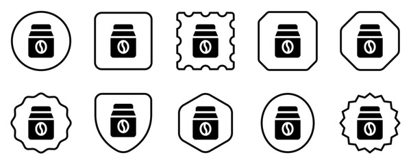 Editable coffee bean, ground, bag vector icon. Cafe, coffee shop, restaurant, drink, beverages. Part of a big icon set family. Perfect for web and app interfaces, presentations, infographics, etc