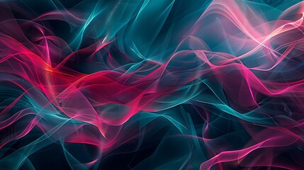 Obraz premium Dynamic Collection of Vibrant Geometric Patterns and Abstract Waves in Bold, Fluid Designs