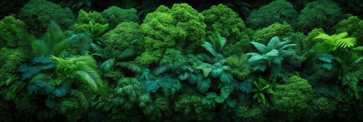 Obraz premium Lush Green Wall Decor