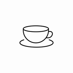 drink cup serving icon sign vector