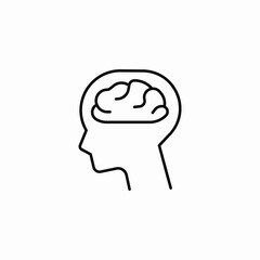 mind health icon sign vector