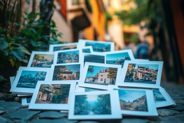 Polaroid photo set.  art