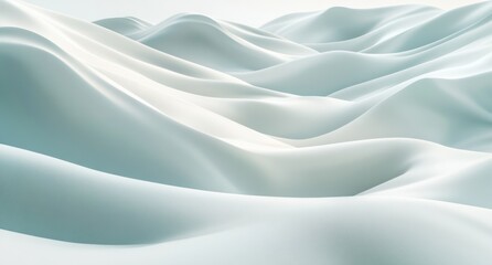 Obraz premium Abstract waves of soft lighting and smooth textures in light tones
