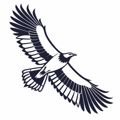 Lapwing silhouette icon vector