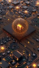 Circuit Board Tech Sphere