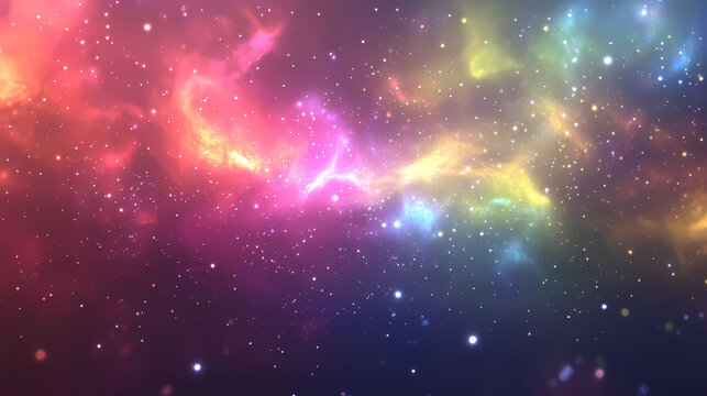 abstract ethereal cosmic haze