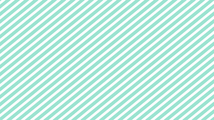 Fototapeta premium Turquoise and white diagonals stripes background, turquoise seamless pattern wallpaper.