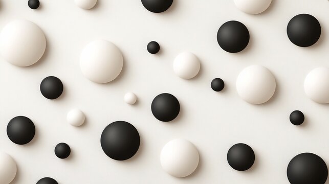 Monochrome array of circular shapes on a plain background