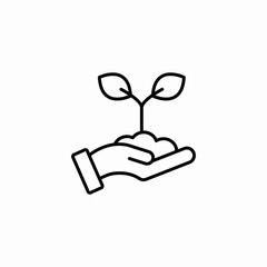 plant growth icon sign vector