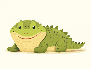 Obraz premium Friendly Green Creature