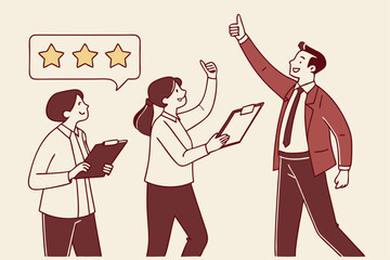 Team agreement, meeting or brainstorming for collaboration, agree to work together, finish team to do list or appointment tasks concept, business people agree with checklist symbol in team meeting.